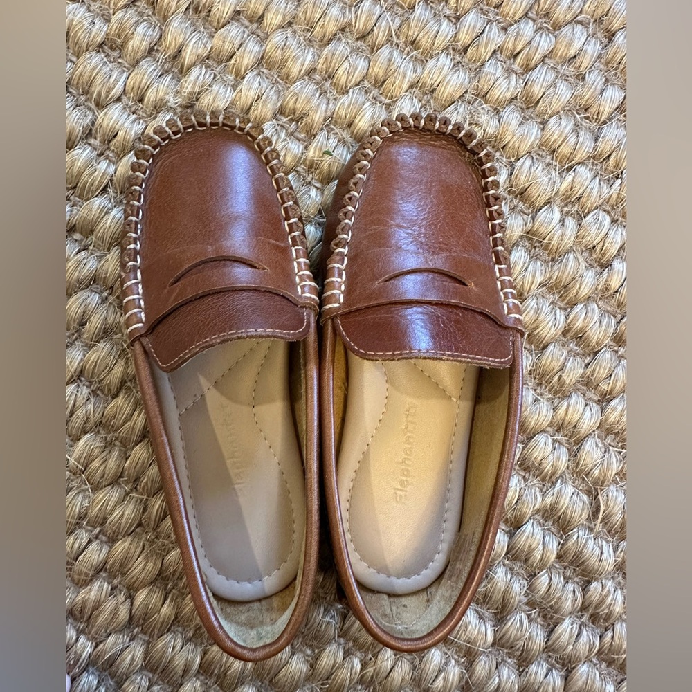 Elephantine Leather Boys “Logan” Driving Shoes